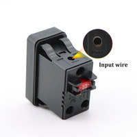 Interrupteur tactile positif/négatif 10A 20A 12V 24V DC pour bateau avec voyant lumineux, équipement marin et véhicule, avec fusible 10A