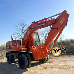 Excavadora de Ruedas Usada <span class=keywords><strong>Doosan</strong></span> Dh150W a Bajo Precio, Excavadora Original <span class=keywords><strong>Doosan</strong></span> Dx60W Dx150W de Alta Calidad en Existencia - Product Image 2