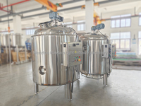 500 Liter 2000 Liter 5000 Liter Koeltank voor fruityoghurt en melk met mixer