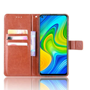 Custodia per telefono Flip con custodia a portafoglio in pelle PU con motivo a cavallo pazzo per <span class=keywords><strong>Xiaomi</strong></span> <span class=keywords><strong>Redmi</strong></span> <span class=keywords><strong>Note</strong></span> <span class=keywords><strong>9</strong></span> - Product Image 4