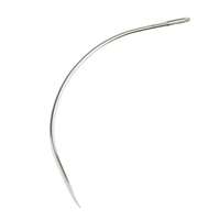 25 pièces C Style aiguille de tissage pour outils d'extension de cheveux trame Type de tissage fil incurvé couture Salon aiguille de tissage