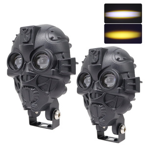 Faro LED Qideguan para Motocicleta, 12-24V, IP67, Diseño Alienígena, para Modificación de Bicicletas Eléctricas y Motocicletas - Product Image 2