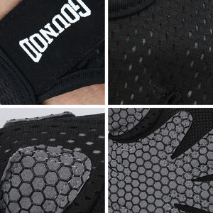 Logotipo personalizado de alta calidad Gimnasio Entrenamiento Fitness Guantes de levantamiento de pesas para hombres y mujeres Guantes deportivos de gimnasio - Product Image 3