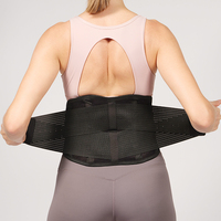 Attelle dorsale pour le bas du dos Soulagement immédiat de la sciatique Hernie discale Scoliose Conception respirante Coussin de soutien lombaire Polyester