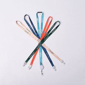 Cordons de cou en nylon personnalisés à sublimation avec logo – Accessoires promotionnels écologiques et durables pour porte-clés - Product Image 3