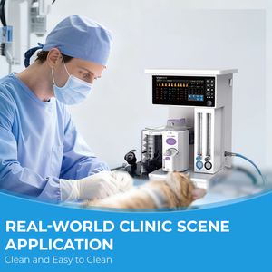 Trung Quốc Nhà sản xuất a200t động vật thú y gây mê Máy Trạm cho chó mèo thông qua công nghệ tuabin thú y màn hình - Product Image 2