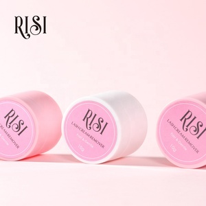 Removedor de Creme Adesivo para Cílios Orgânico RISI, Aplicação Fácil, Não Irritante, Sabor Morango 10g 30s - Product Image 2