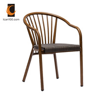Chaise basse en Bambou, De luxe, moderne, De qualité supérieure, style rétro, idéal pour un Restaurant, 1 unité
