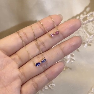 Collar Lulu Tong de Plata de Ley S925 Chapada en Oro de 18K con Diamantes Incrustados, Diseño de Trébol de Cuatro Hojas, Versátil, Simple, Estilo Nicho, Colgante de Moda - Product Image 2