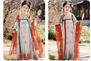 2024 Cosplay scène porter enfants scène Performance <span class=keywords><strong>chinois</strong></span> classiques moderne Hanfu robe fille traditionnel <span class=keywords><strong>chinois</strong></span> Hanfu <span class=keywords><strong>Costume</strong></span> - Product Image 6