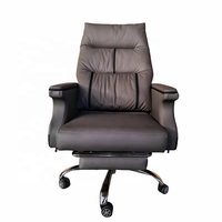 Fauteuil de bureau pivotant moderne pour usage professionnel, avec design ergonomique confortable, en cuir et maille, idéal pour atelier - Vente en gros