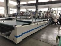 Machine à laminer électrique automatique modèle MJBZJ-4-1700 pour boîtes en carton ondulé à 3/4/5 couches