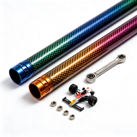 Tube en fibre de carbone 3K Olored pour drone, vélo, aérospatiale, médical, modèle RC
