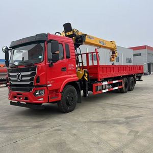 Grue montée sur camion Dongfeng équipée d'une grue de 12 tonnes, flèche longue à 5 sections, modèle universel pour les travaux d'ingénierie urbaine et rurale - Product Image 4