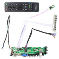 Plc HD VGA AV USB DTV Papan Pengontrol LCD untuk 17 Inci G170EG01 V1 1280X1024 LCD Pasokan Massal