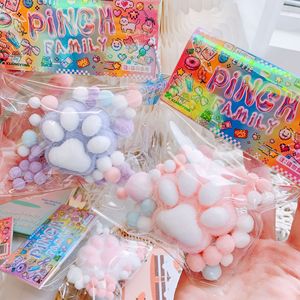 Best Selling Novelty TPR Soft Cat Paw Hand Exercise Squeeze <b>Squishy</b> Stress Relief Decompression Toys Party Favors for Kids - Product Image 2