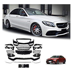 <span class=keywords><strong>Amg</strong></span> Surrounds Kit de conversion de pare-chocs avant et arrière pour <span class=keywords><strong>Mercedes</strong></span>-Benz Classe C W205 Pré à <span class=keywords><strong>C63</strong></span> 2015-2018 - Product Image 5