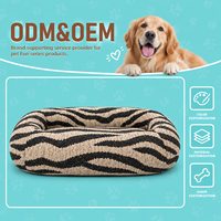 Lit orthopédique en mousse à mémoire de forme pour chien senior avec housse amovible et lavable pour les propriétaires de marques d'animaux de compagnie et les acheteurs au détail