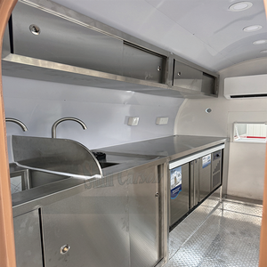 Remolque de Fibra de Vidrio Totalmente Equipado para Cocina Callejera de Snacks y Comida Rápida, Nuevo, Gran <span class=keywords><strong>Venta</strong></span>, Food Truck Comercial Móvil - Product Image 5