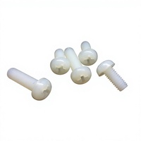 Vis et boulons métriques M4-M8 à tête cylindrique en nylon, finition blanche/noire, pour applications OEM de construction et de mobilier