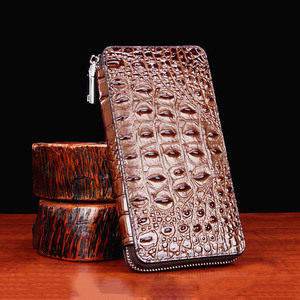 <span class=keywords><strong>Portafoglio</strong></span> Lungo in Vera Pelle di Vacchetta <span class=keywords><strong>con</strong></span> Stampa Coccodrillo per <span class=keywords><strong>Uomo</strong></span>, Borsa a Mano <span class=keywords><strong>con</strong></span> <span class=keywords><strong>Cerniera</strong></span>, Elegante Pochette <span class=keywords><strong>da</strong></span> <span class=keywords><strong>Uomo</strong></span> per Affari - Product Image 5