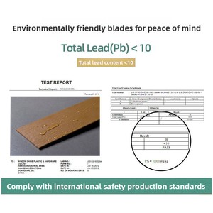 Persianas de PVC Impermeables con Diseño de Madera, Estilo Europeo para Baños, Eléctricas, Inteligentes, Resistentes al Fuego, de Alta Luminosidad - Product Image 4