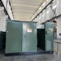 Transformador de Subestación Compacto de Tipo Americano para Exteriores, Montado en Plataforma, 1000KW 100-1600KVA MV&HV 50Hz, 60Hz para Edificios Comerciales