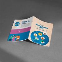 Services d'impression personnalisés haut de gamme pour les campagnes marketing des marques, impression professionnelle en couleur sur papier à couverture souple en usine