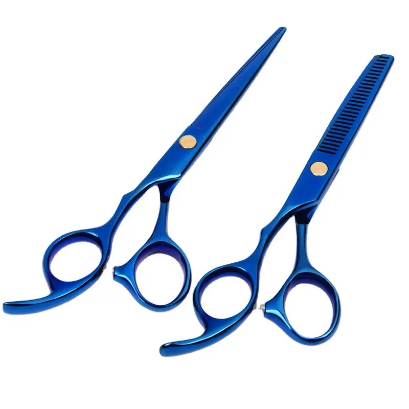 2個Professional Hair Style Salon Hair Scissors Stainless Steel Hair Cutting Scissors Set