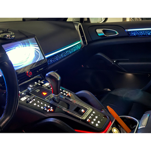 Tira de Luces LED RGBIC Premium para Ambiente Interior de Auto, Iluminación Ambiental para Porsche Cayenne 2010-2017 - Product Image 4