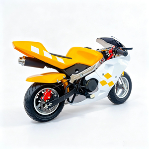 Mini moto de poche pour enfants, 49cc, 2 temps, refroidie par air, à essence, pour <span class=keywords><strong>circuit</strong></span>, vente en gros OEM - Product Image 1