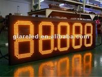 Panneau LED d'affichage des prix de l'essence à 5 chiffres, 8 à 24 pouces, avec télécommande RF, pour usage extérieur aux Philippines
