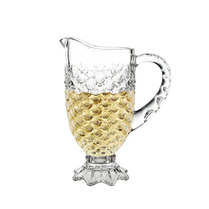 Gobelets en verre gaufré sirène personnalisés portables tasses à verres à pied pour <span class=keywords><strong>alcool</strong></span> esprit Vodka <span class=keywords><strong>carafe</strong></span> à vin jus et boissons - Product Image 5