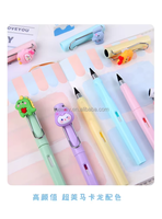 Lápiz Eterno Borrable de Plástico con Diseño de Oso, Elefante, Dinosaurio y Pollo Kawaii, sin Tinta