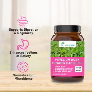 Capsules de poudre de psyllium à succès avec fibres alimentaires pour favoriser la sensation de satiété et soutenir la digestion – Capsules à base de plantes - Product Image 2