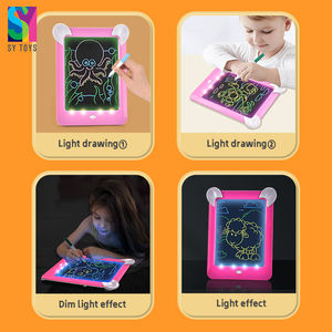 Sy Educatieve 9 Inch Tekentafel Smart Diy Scheidingsbord Met Licht Kinderspeelgoed Elektrisch Speelgoed Schrijftablet - Product Image 3