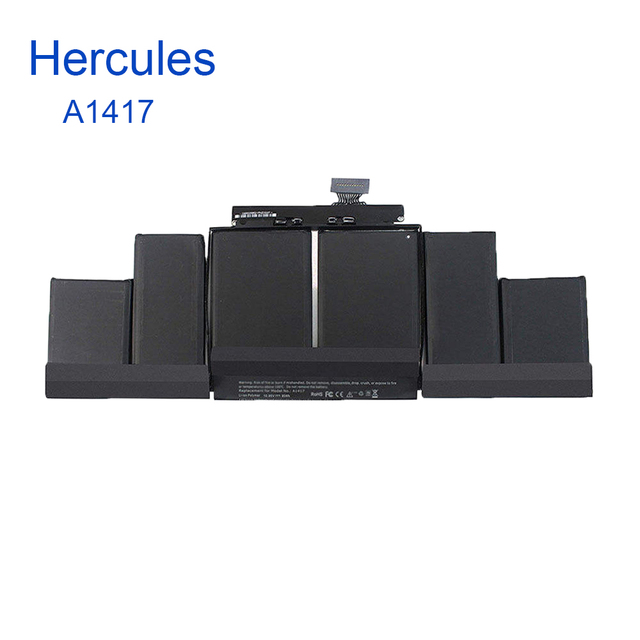 Original Laptop Battery 10.95V 95Wh A1417 for Apple Macbook Pro 15 Retina A1398 Mid-2012 MC975LL/A MC976LL/A Replacement Battery
