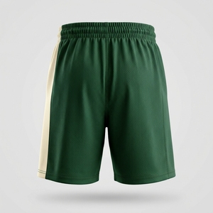 Pantalones Cortos de Baloncesto para Hombre al por Mayor, Personalizados con Logotipo Frontal, Cintura Elástica, Transpirables, con Franja Lateral, 100% Poliéster, Casuales - Product Image 6