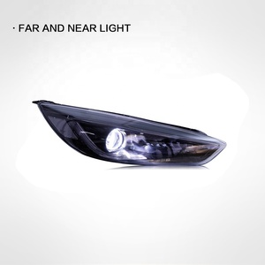 Luz delantera adecuada para Ford <span class=keywords><strong>Focus</strong></span> 2015-2018 lente LED modificada faro de xenón streamer señal de giro Luz de circulación diurna - Product Image 4