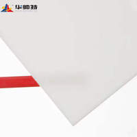 Panneau en acrylique Lucite blanc semi-transparent brillant HUASHUAITE