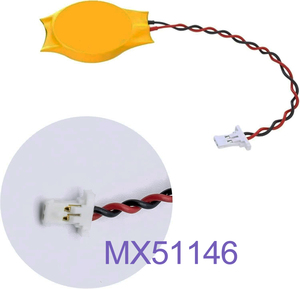Batería de Litio CROWN C CMOS con Conector Delgado, Batería de Respaldo RTC de <span class=keywords><strong>3V</strong></span>, Batería <span class=keywords><strong>CR2016</strong></span> con Conector MX51146 - Product Image 3
