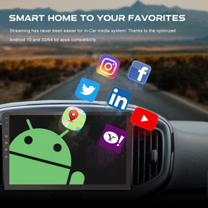 Hisound com tela sensível ao toque, áudio para carro de 9 polegadas, dvd, mp5 com câmera de backup, rádio automotivo com GPS, android - Product Image 4