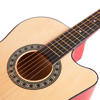 TN-AC-38I 38-Inch Colorful Basswood Acoustic Guitar Wood String Instrument for Beginners