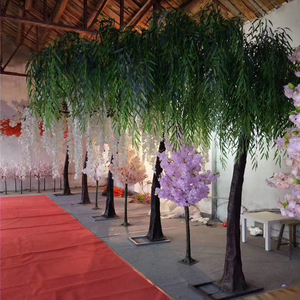 Cây Cảnh Sợi Thủy Tinh Trang Trí Trong Nhà Ngoài Trời E07592 Cây Nước Bọt Nhân Tạo Cây Xanh Cây Liễu Nhổ Cỏ Giả Để Bán - Product Image 4