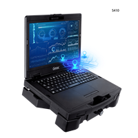Ordinateur portable semi-robuste Getac S410 avec un excellent rapport qualité-prix, écran 14 pouces, processeur Intel I7, clavier anglais