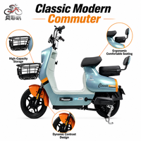 Nouveau modèle 2026 – Vélo électrique adulte au design moderne, prix abordable, moto électrique à 2 roues, scooter puissant et rapide avec panier