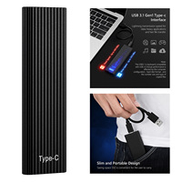 Mini Unità a Stato Solido (SSD) Portatile 16TB 8TB 1TB 2TB 4TB, Disco Rigido Esterno Wavy per Espansione