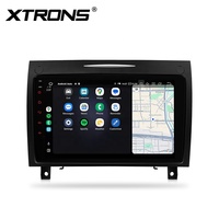 Autoradio Android 9 pouces 8+256 Go pour Benz SLK-Class R171 2004-2011 Qualcomm 665 Écran QLED IPS Sortie DTS HD GPS CE-XTRONS