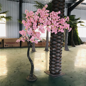 Sakura artificielles avec fleurs de <span class=keywords><strong>cerisier</strong></span>, 100 cm, 5 pieds, led, 3D, un arbre pour un mariage, fausse plante, pour l'extérieur, <span class=keywords><strong>rose</strong></span> et blanc, K01203 - Product Image 5