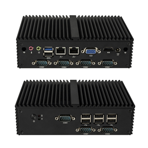 คอมพิวเตอร์ขนาดเล็ก Q190X-S04 Qotom Q190X ฮาร์ดแวร์ J1900 พอร์ตแลนคู่ OEM มินิพีซี พร้อมพอร์ต Serial และ Parallel - Product Image 4